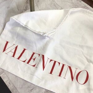 Valentino WhiteDust Bag with Red Logo